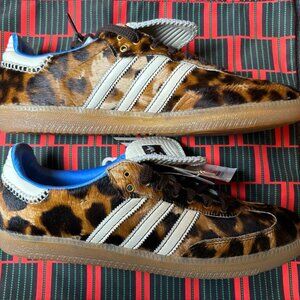 Adidas Samba Wales Bonner Pony Leopard Sneakers